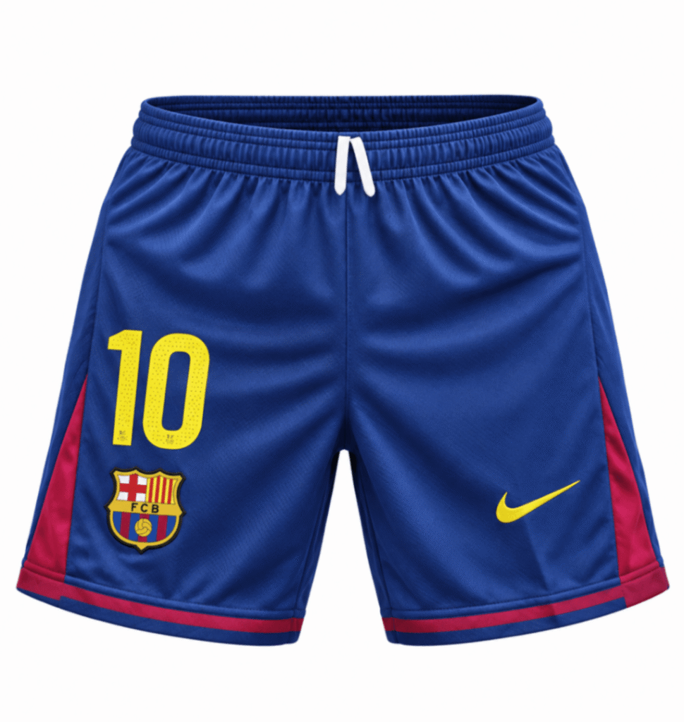 Pantaloneta niño BARCELONA 2025 casa Lamine Yamal #10