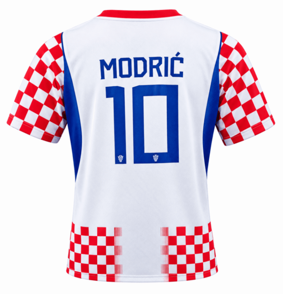 Camiseta CROACIA 2026 casa versión fan Modric #10