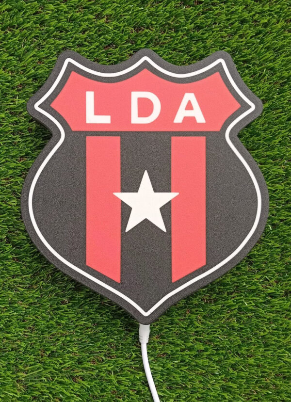 Lámpara escudo LIGA DEPORTIVA ALAJUELENSE