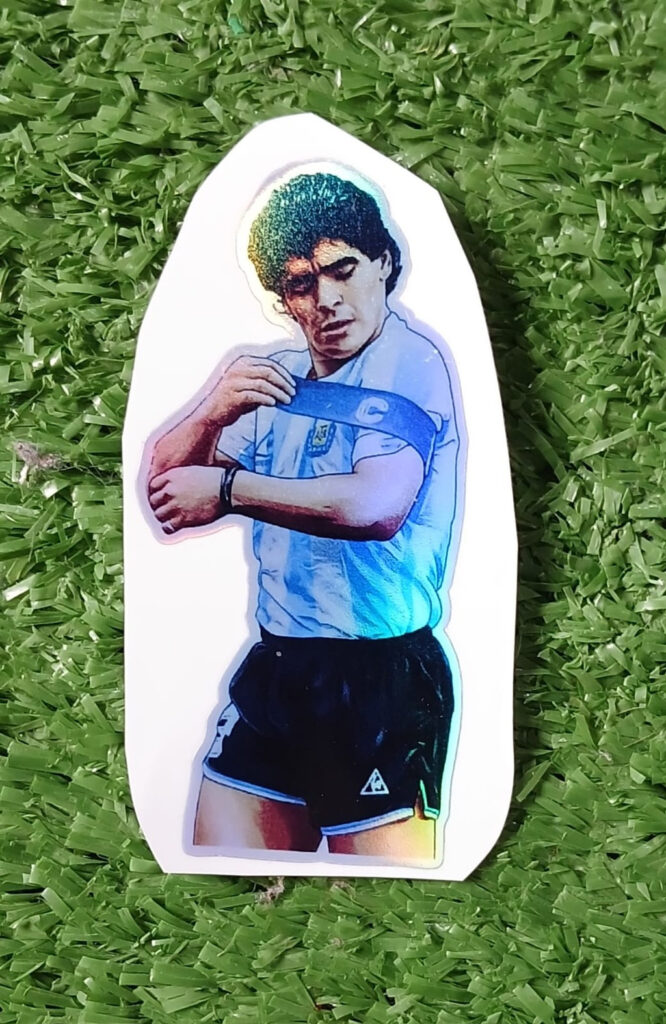 Stickers ARGENTINA, Maradona cinta de capitan