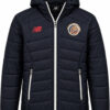 Jacket original COSTA RICA, color azul oscuro con zipper blanco