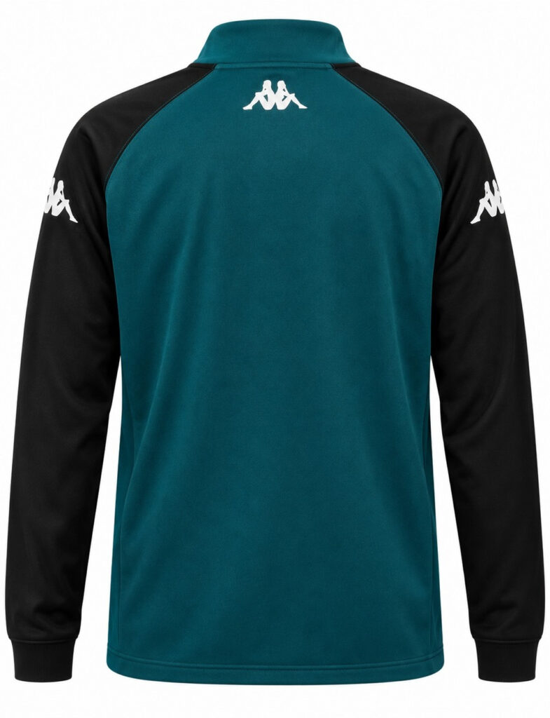 Jacket original SAPRISSA, color verde con mangas negras