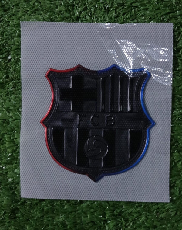 Parche BARCELONA, Escudo FCB negro