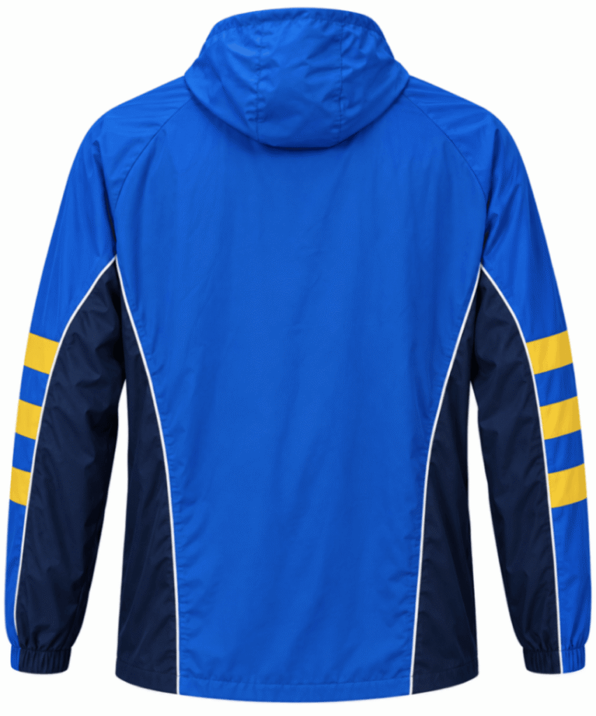 Jacket BOCA JUNIORS, azul rey con escudo viejo
