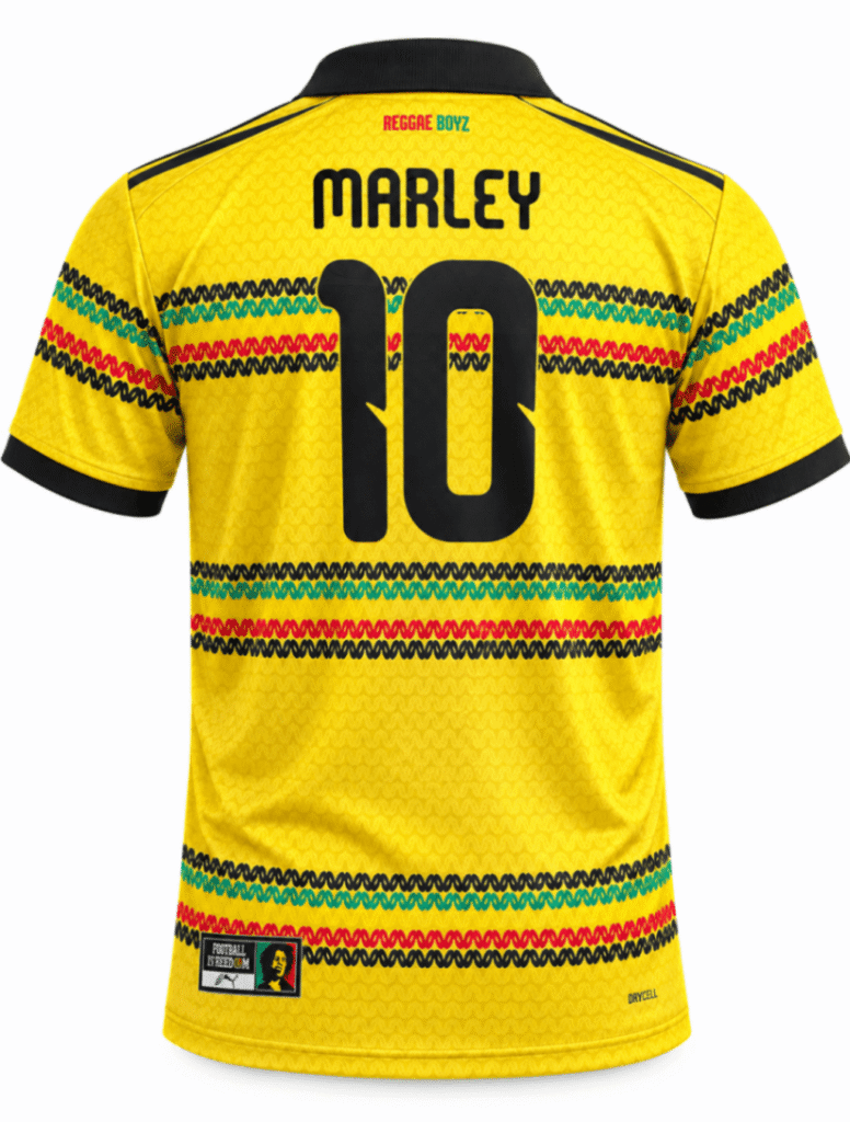Camiseta JAMAICA 2026 casa versión fan Marley #10