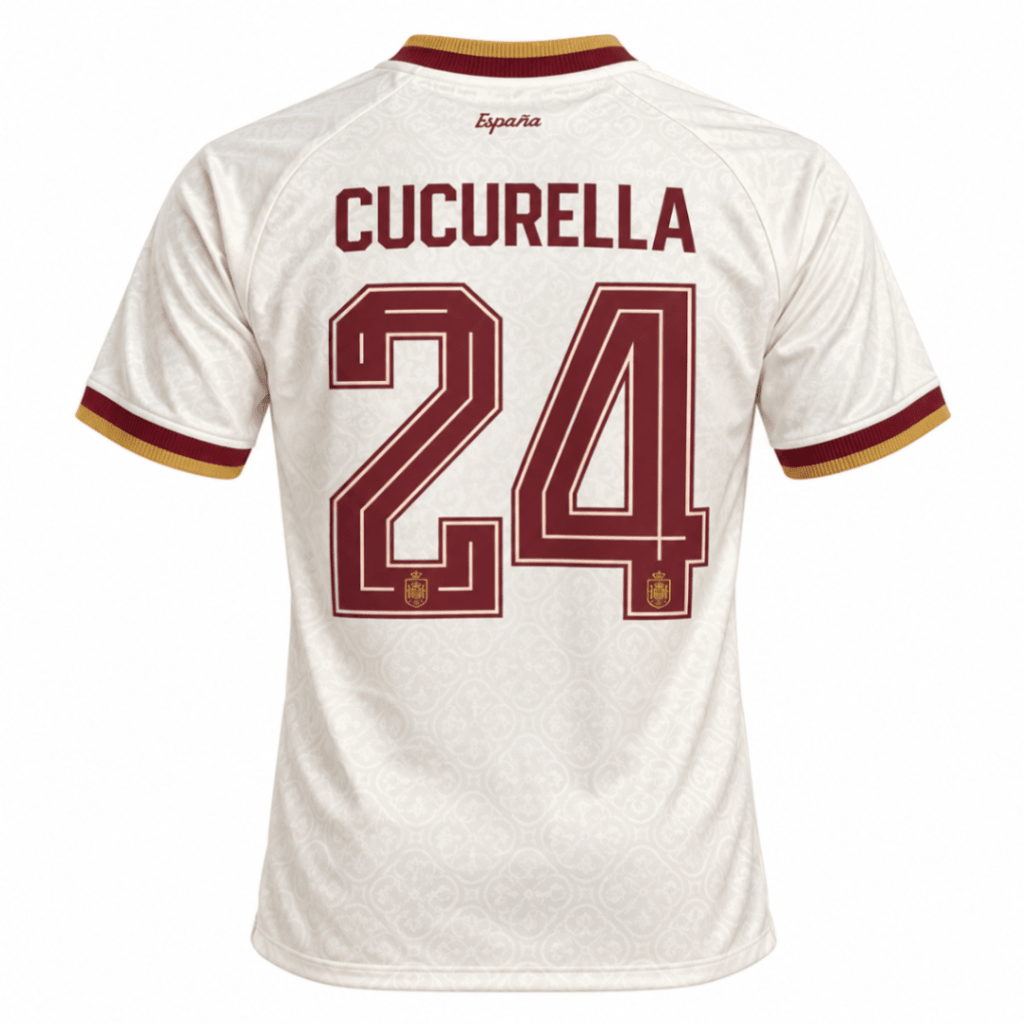 Camiseta ESPAÑA 2026 visita versión fan Cucurella #24