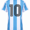 Camiseta retro ARGENTINA 1978 casa Kempes #10