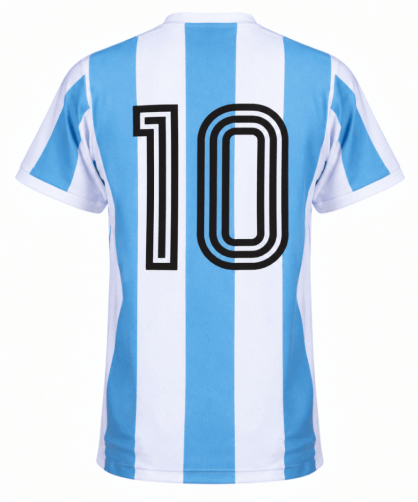 Camiseta retro ARGENTINA 1978 casa Kempes #10
