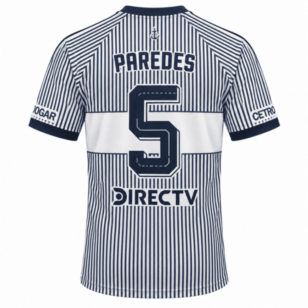 Camiseta BOCA JUNIORS 2026 visita versión player Paredes #5