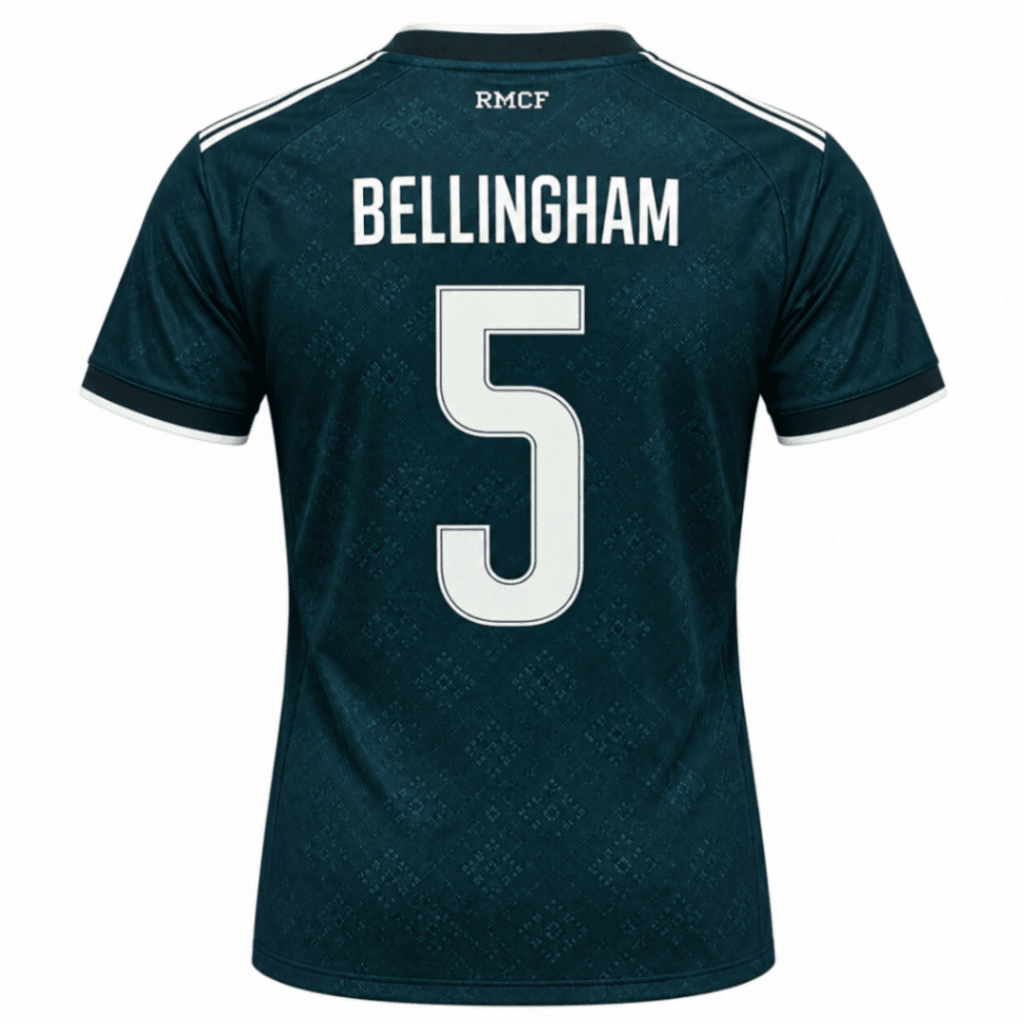 Camiseta niño REAL MADRID 2027 visita versión fan Bellingham #5