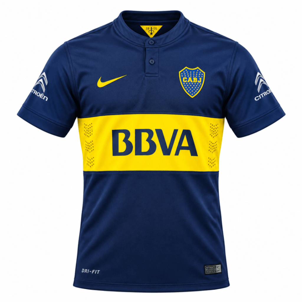 Camiseta retro BOCA JUNIORS 2015 casa versión fan