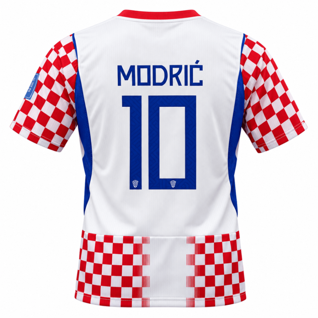Camiseta niño CROACIA 2026 casa Modric #10