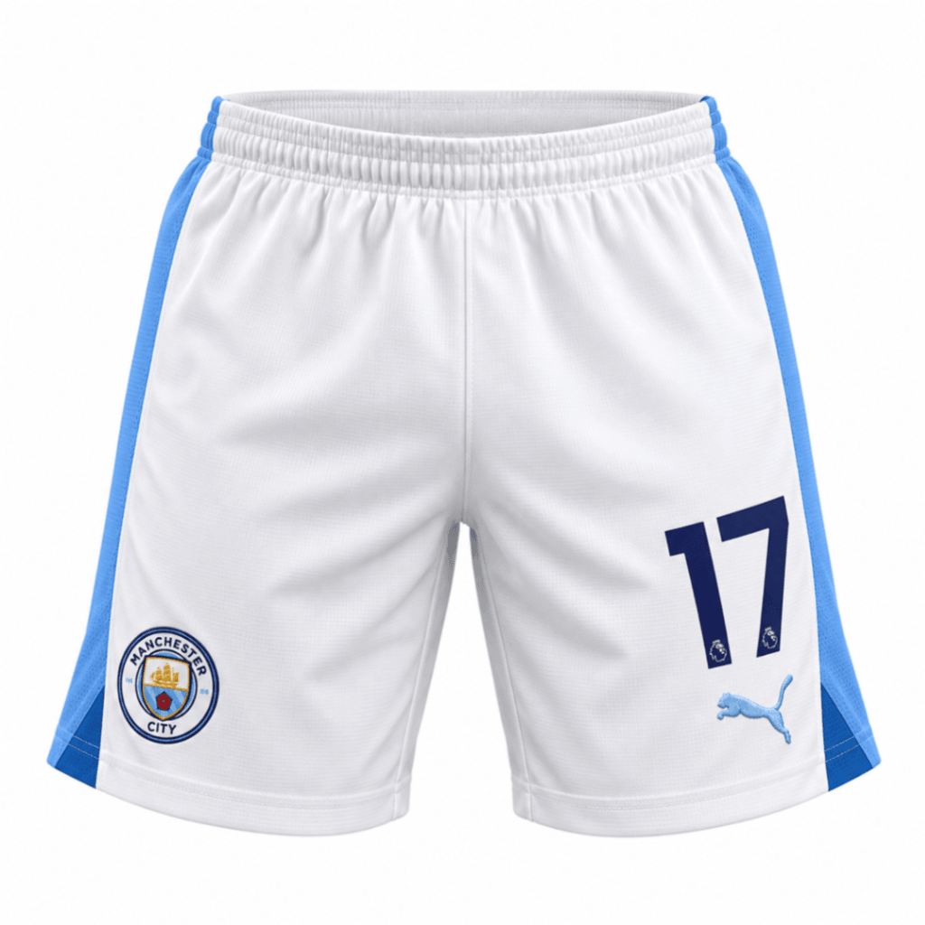 Pantaloneta niño MANCHESTER CITY 2023 casa De Bruyne #17