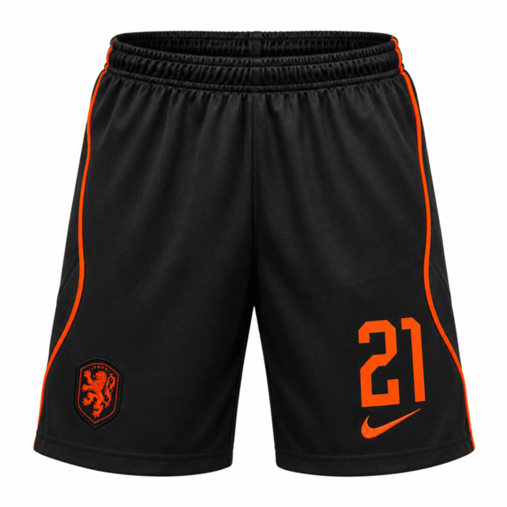 Pantaloneta niño PAISES BAJOS 2026 casa F. de Jong #21
