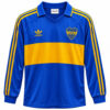 Sudadera original BOCA JUNIORS, color azul con franja horizontal amarilla