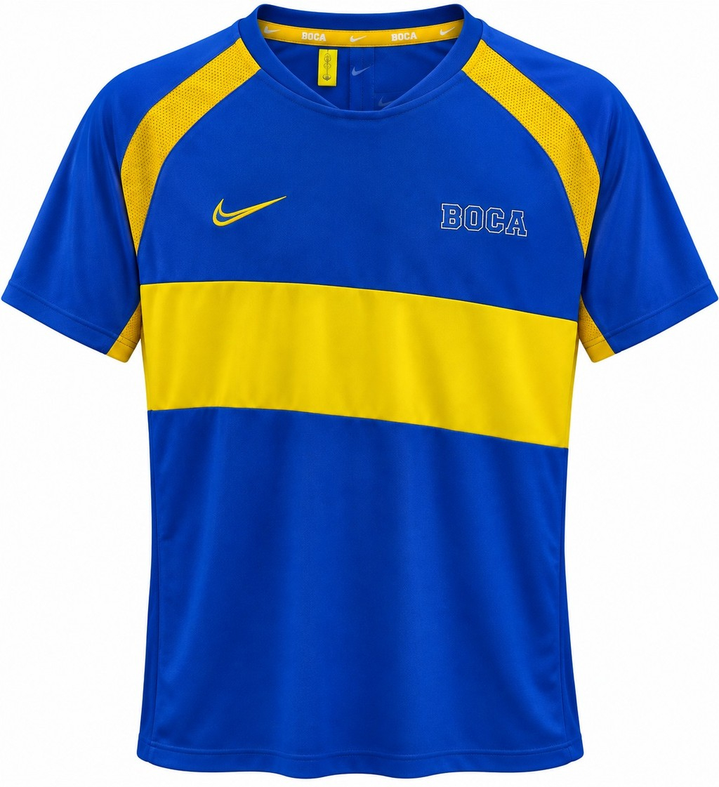 Camiseta original BOCA JUNIORS 2018 entrenamiento versión fan