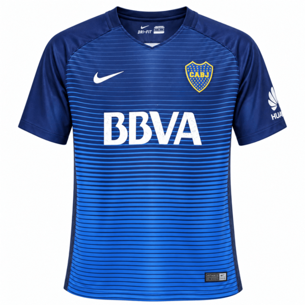 Camiseta original BOCA JUNIORS 2016 alterna versión fan