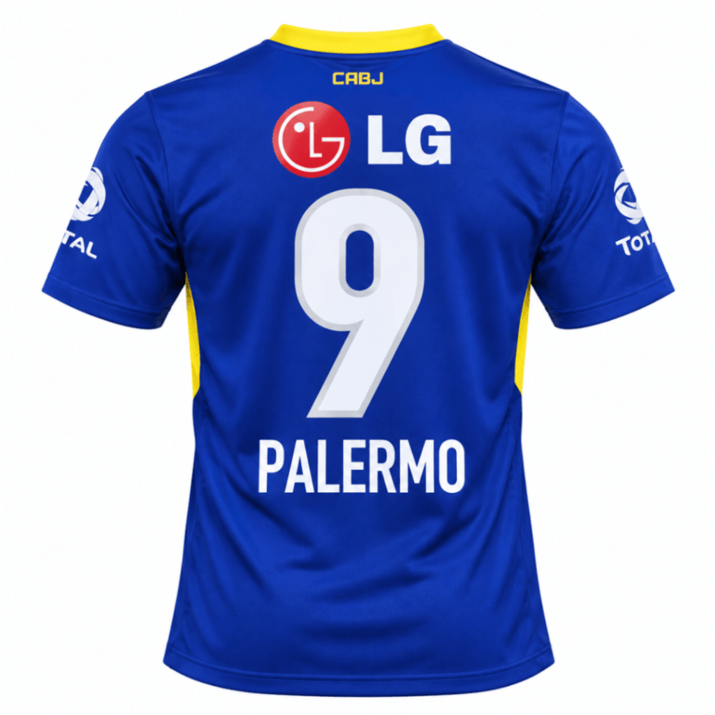 Camiseta retro BOCA JUNIORS 2010 casa versión fan Palermo #9