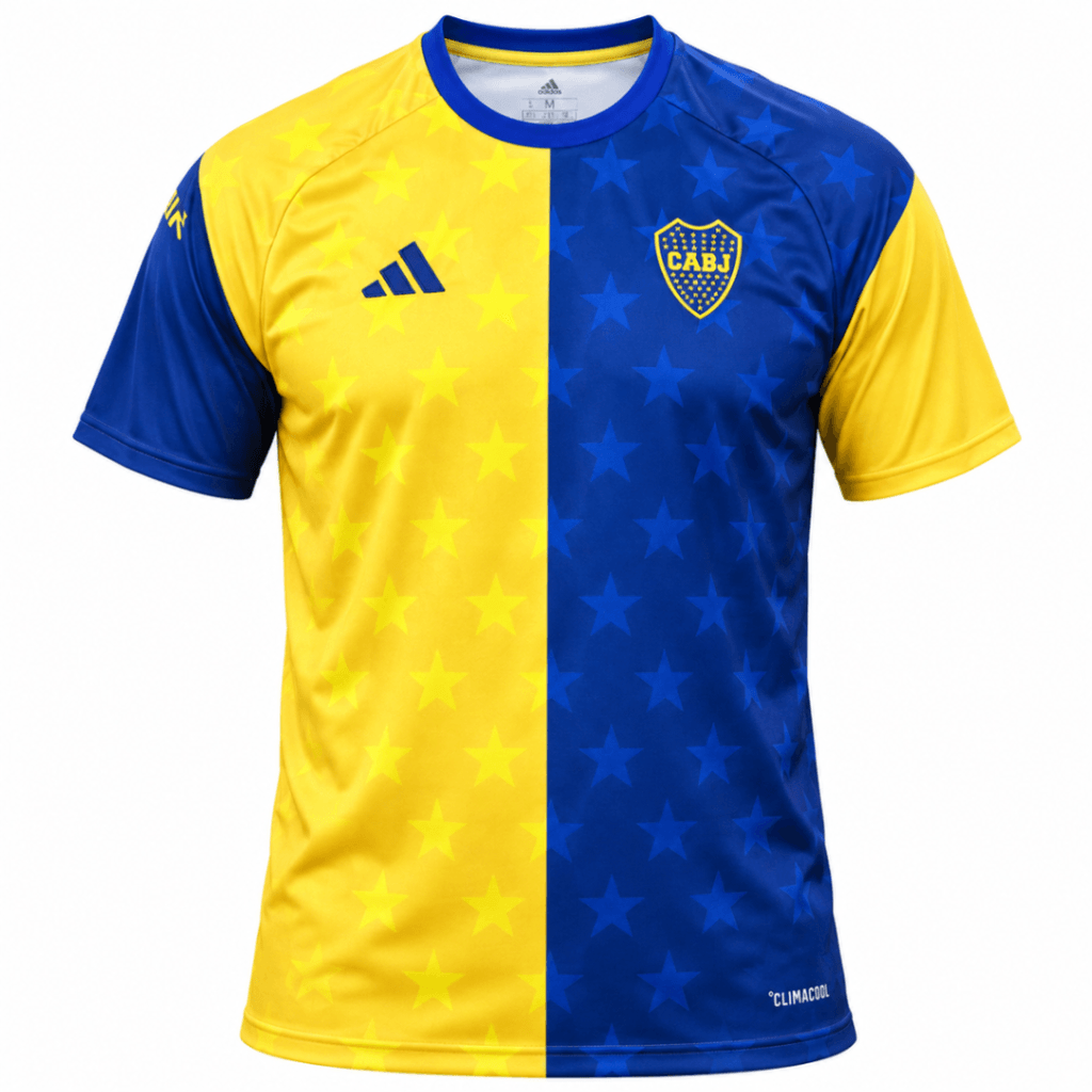 Camiseta BOCA JUNIORS 2026 entrenamiento versión fan