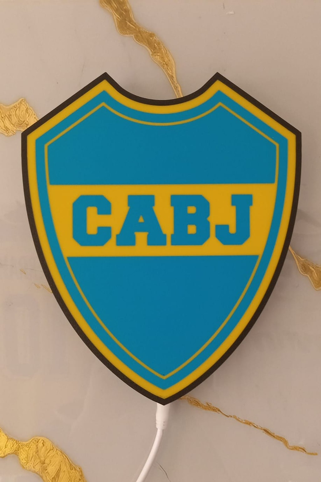 Lámpara escudo BOCA JUNIORS - grande