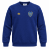 Sudadera original BOCA JUNIORS, color azul oscuro con logos en amarillo