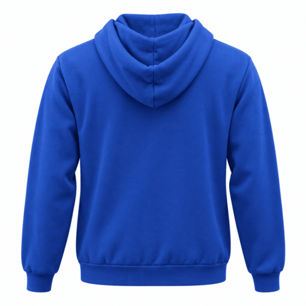 Sudadera original BOCA JUNIORS, azul rey escudo retro CABJ en amarillo, con gorro