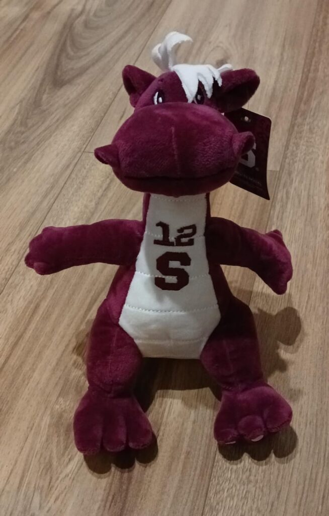 Peluche Monstruo Saprissa #12 , color morado