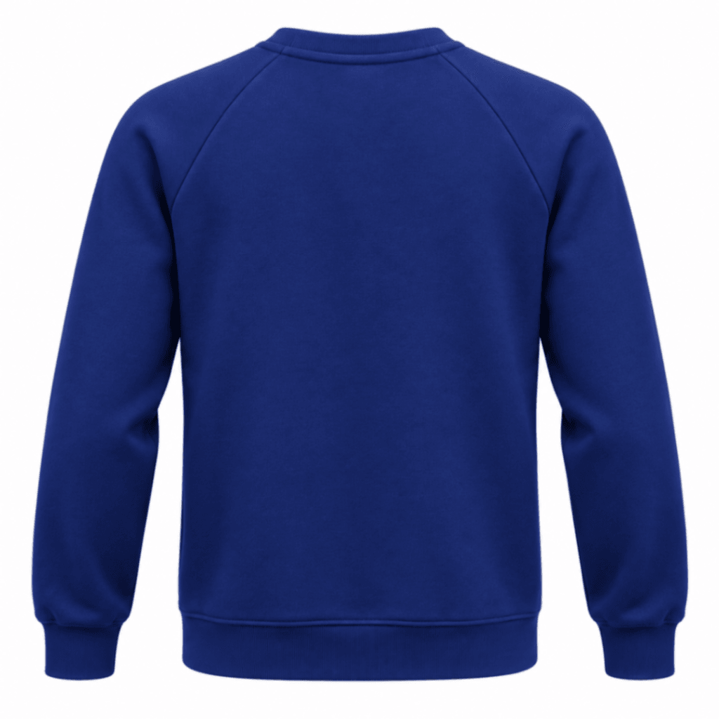Sudadera original BOCA JUNIORS, color azul oscuro con logos en amarillo